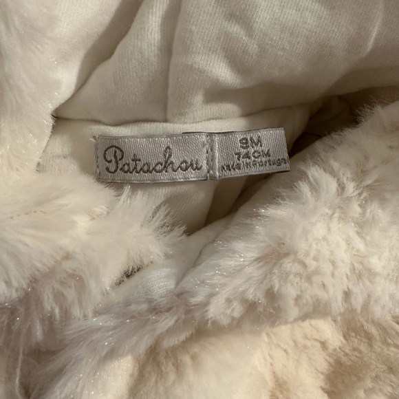 Patachou Pramsuit with removable gloves attached NWOT 9m (74cm) - Picture 2 of 2